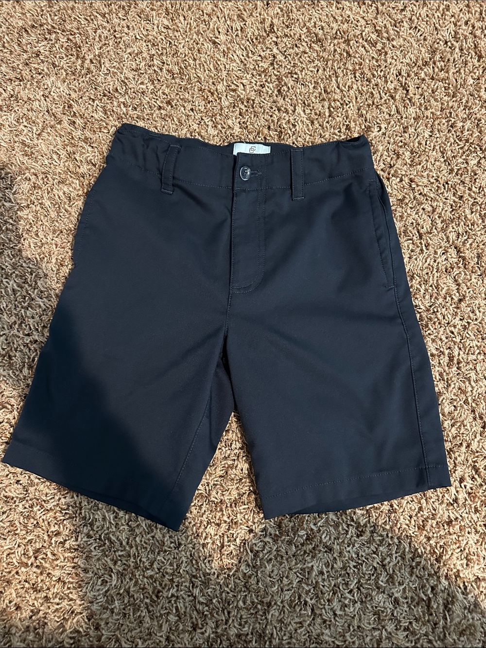 Class Club Navy Kids' Flat-Front Shorts